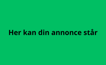 Her kan din annonce stå